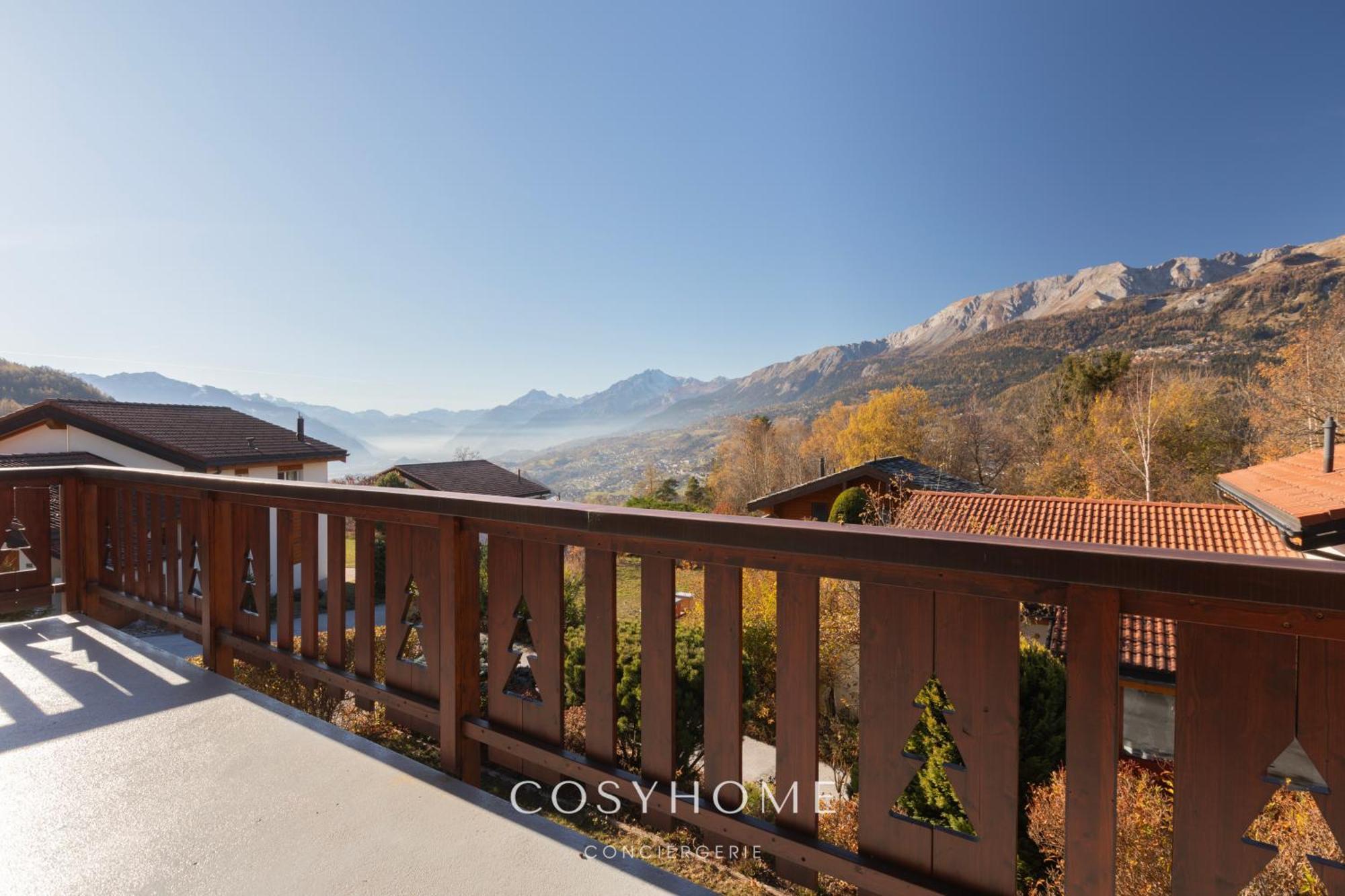 Chalet Des Alpes - Sunset View - Crans-Montana Exterior foto